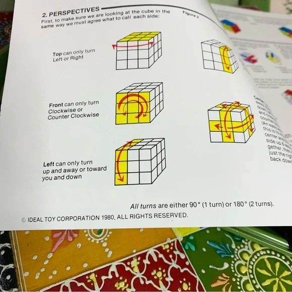 80s Rubik’s Cube Booklet - Picture 2 of 4